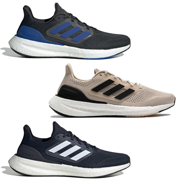 Adidas 男鞋 慢跑鞋 避震 輕量 PUREBOOST 23 灰/卡其/藍【運動世界】IF2367/IF2368/IF2373 product thumbnail 2