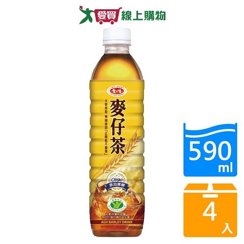 愛之味麥仔茶590mlx4【愛買】