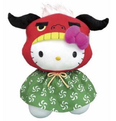 【震撼精品百貨】Hello Kitty 凱蒂貓~日本SANRIO三麗鷗 KITTY12吋絨毛玩偶娃娃-舞獅*15299 product thumbnail 3