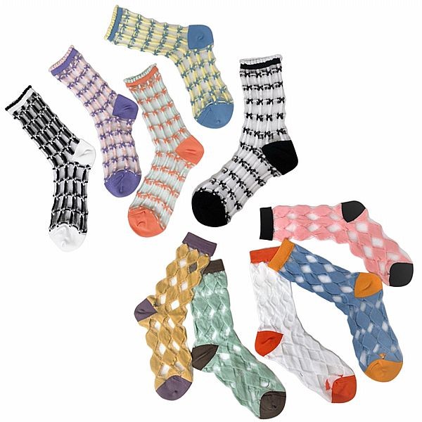 ONSIDE 飾集合 造型水晶襪5雙入組 款式可選【小三美日】 DS016476