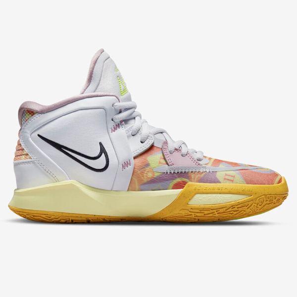 NIKE Kyrie Infinity GS 大童 籃球 耐磨 柔軟 穩定 白 黃【運動世界】DD0334-501 product thumbnail 3