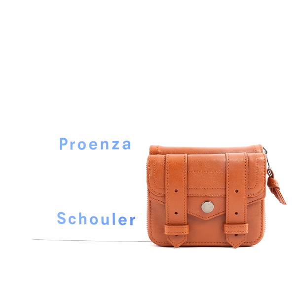 【PROENZA SCHOULER】小羊皮 短夾 (焦糖色) S00001 L001U 2003(OUTLET)