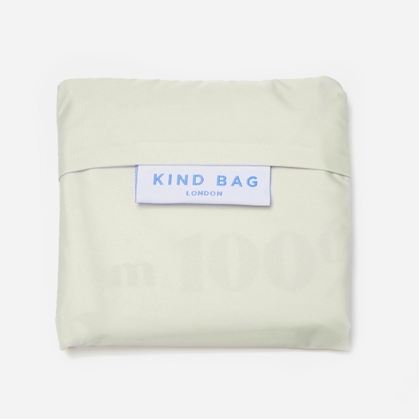 英國Kind Bag-環保收納購物袋-中-永續宣言(白) product thumbnail 4