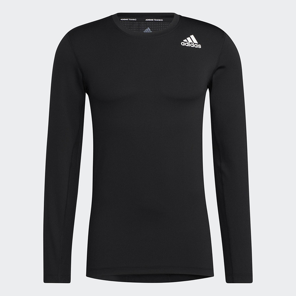 ADIDAS TECHFIT COMPRESSION 男裝 長袖 訓練 健身 吸濕 排汗 合身 黑【運動世界】GM5038