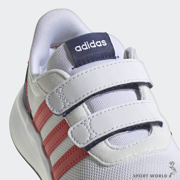 【下殺】Adidas 童鞋 中童 慢跑鞋 休閒鞋 RUN 70s 白藍紅【運動世界】GW0333 product thumbnail 8