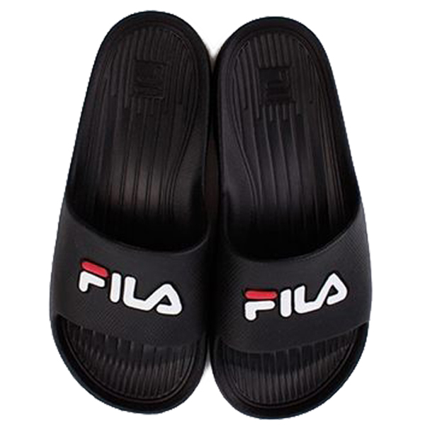 【現貨】FILA 男鞋 女鞋 拖鞋 休閒 防水 黑 白【運動世界】4-S355Q-001