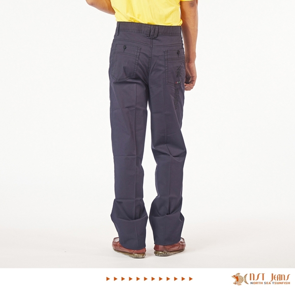 【NST Jeans】特大尺碼 海軍藍 彈性商務休閒褲(中腰直筒) 398-66790/3855台灣製 product thumbnail 7