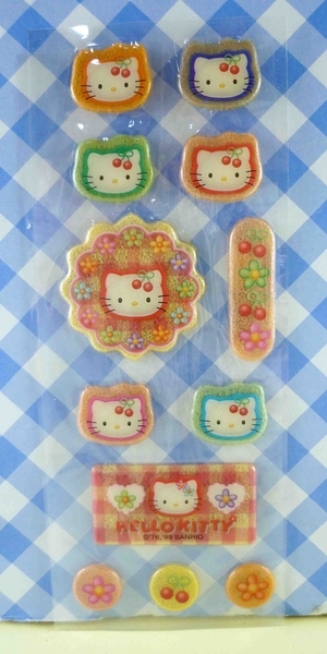 【震撼精品百貨】Hello Kitty 凱蒂貓~KITTY立體貼紙-櫻桃