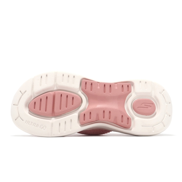 Skechers Go Walk Arch Fit Sandal-Rejoice 女鞋 粉色 拖鞋 厚底 Q彈 140832MVE product thumbnail 4
