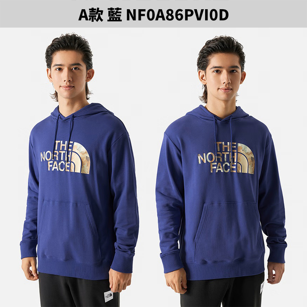 The North Face 北面 男裝 女裝 長袖上衣 帽T 藍/黑/米白【運動世界】NF0A86PVI0D/NF0A86PVJK3/NF0A86PVN3N product thumbnail 3