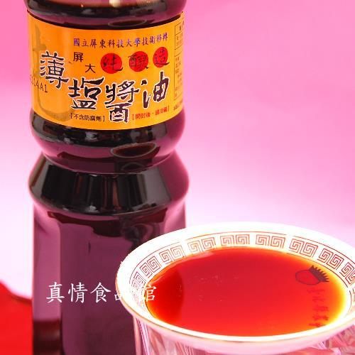 屏科大(非基改)薄鹽醬油710ml product thumbnail 3