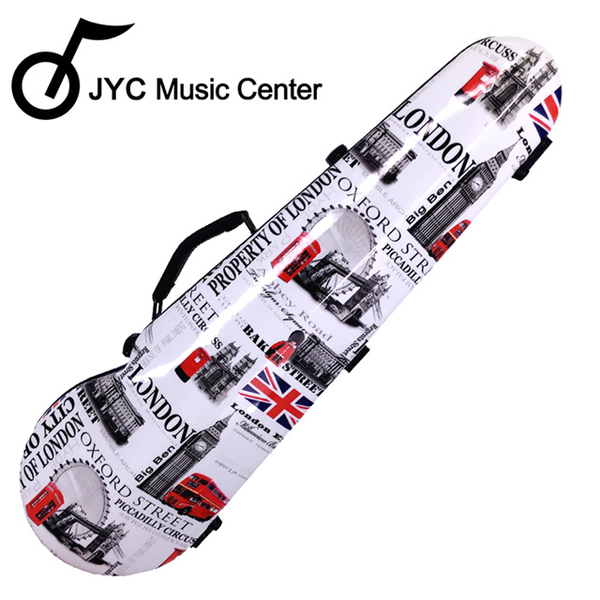 JYC Music JV-1004英倫彩繪小提琴三角硬盒~4/4(輕量級複合材料)僅重1.69kg 限量