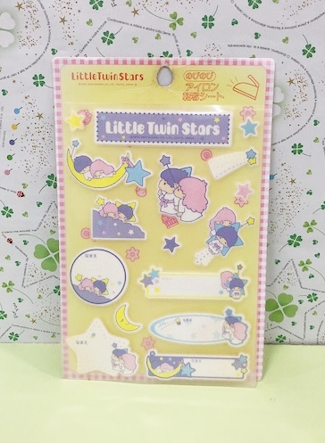 【震撼精品百貨】Little Twin Stars KiKi&LaLa_雙子星小天使~Sanrio燙布/貼布#42185