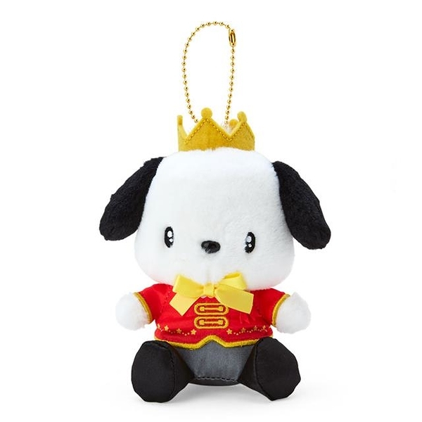 【震撼精品百貨】Pochacco 帕帢狗~日本三麗鷗Sanrio 帕恰狗絨毛玩偶吊飾-國王的新衣*08304