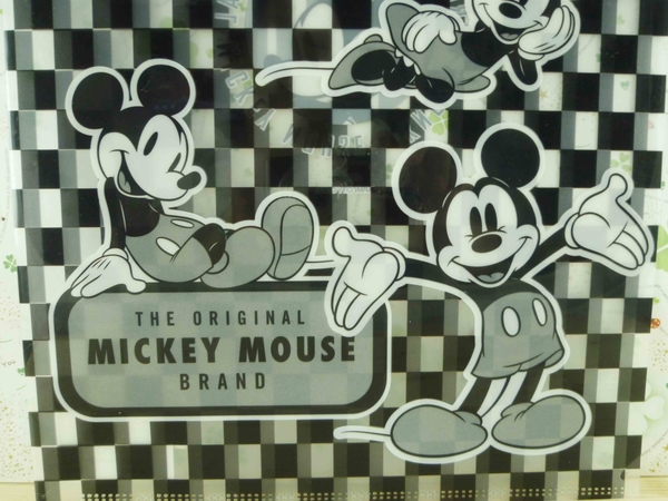 【震撼精品百貨】Micky Mouse_米奇/米妮 ~L型文件夾-黑白格 product thumbnail 2