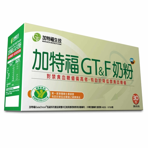 加特福生技 GT&F 奶粉 (30包/盒)【杏一】