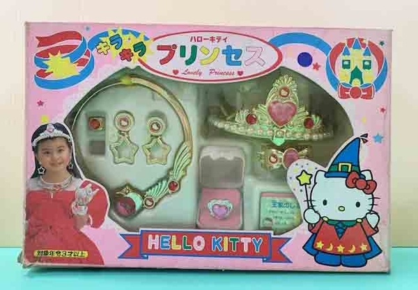 【震撼精品百貨】Hello Kitty 凱蒂貓-三麗鷗 kitty 飾品皇冠玩具組#51245
