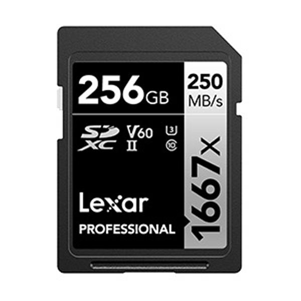 Lexar 雷克沙 Professional 1667x SDXC UHS-II 256G記憶卡 SILVER 系列