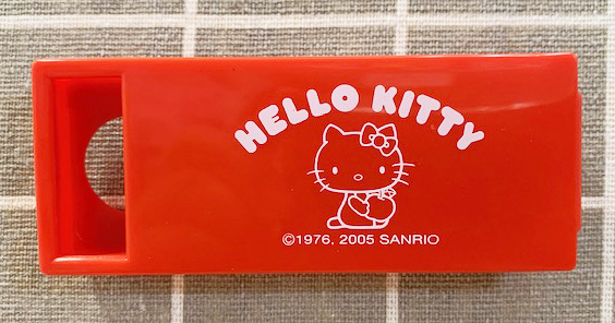 【震撼精品百貨】凱蒂貓_Hello Kitty~日本SANRIO三麗鷗 KITTY OK蹦隨身收納盒-紅#32542