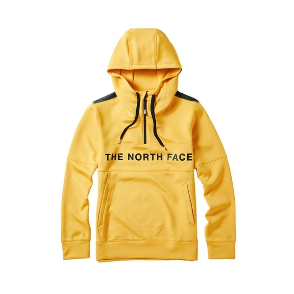 【The North Face 男 快乾保暖長袖帽T《黃》】46HC/長袖上衣/休閒長袖/連帽上衣 product thumbnail 2