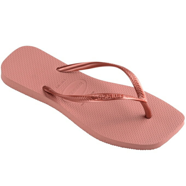 havaianas 哈瓦士 巴西人字拖 女款 Slim square 方頭粉 涼鞋 拖鞋 夾腳拖 海灘鞋【南風百貨】 product thumbnail 3