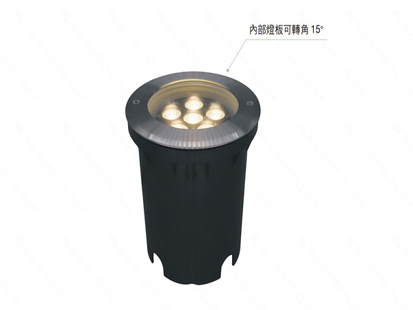 【燈王的店】舞光 LED 12W 不銹鋼地底燈 全電壓 3000K(內附預埋盒.驅動器) OD-4139