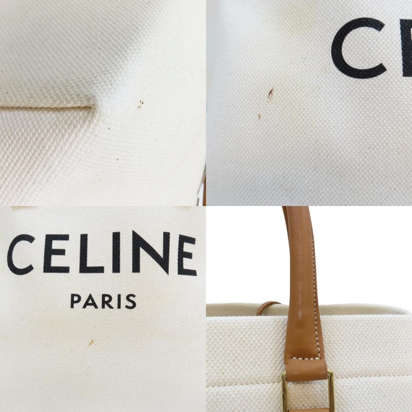 【二手名牌BRAND OFF】CELINE 賽琳 米色 帆布 托特包 product thumbnail 9