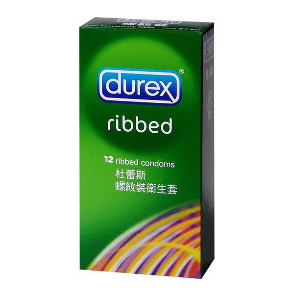 durex杜蕾斯 衛生套 - 螺紋型 12片入【屈臣氏】