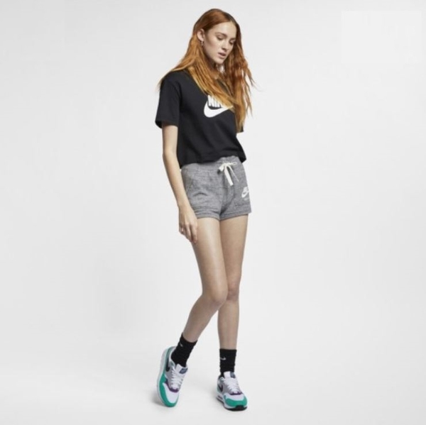 NIKE女T桖 NSW TEE ESSNTL CRP ICN FT 女款黑色短版短袖上衣 BV6176010 product thumbnail 3