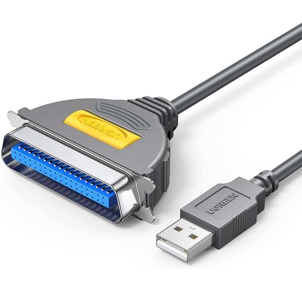 [3美國直購] UGREEN USB to Parallel Port USB to IEEE1284 CN36 Centronics Printer Cable Adapter 10FT