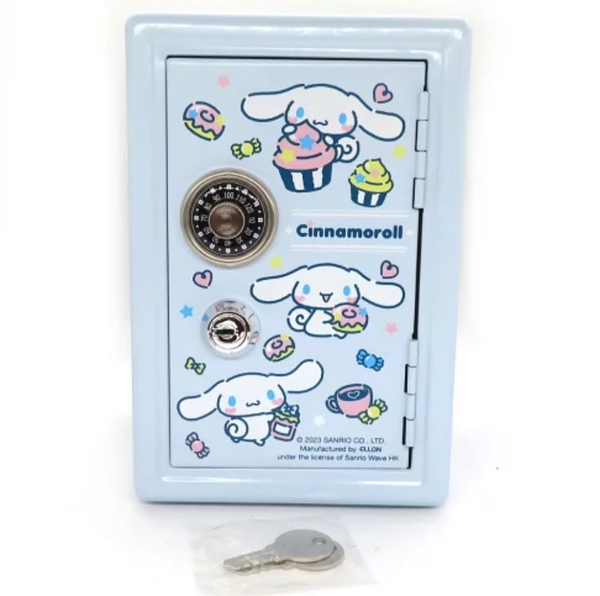 【震撼精品百貨】大耳狗_Cinnamoroll~香港三麗鷗SANRIO 大耳狗鐵製存錢筒附密碼鎖*01509