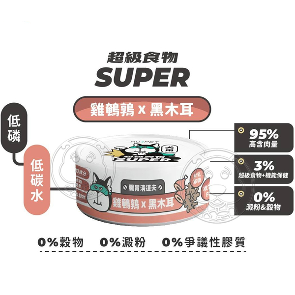 【培菓幸福寵物專營店】台灣製 NU4PET陪心寵糧 SUPER小白超級主食狗罐-80g 5種口味(超取限48罐) product thumbnail 5