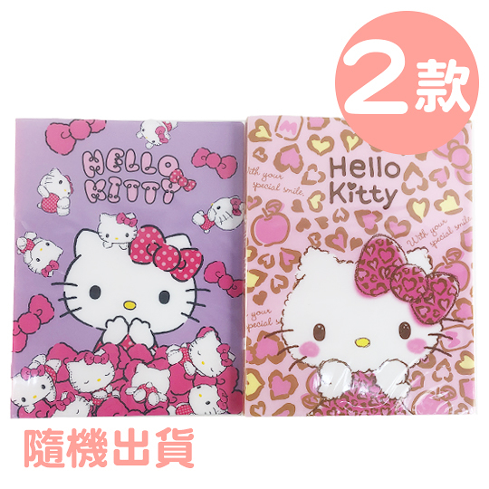 小禮堂 Hello Kitty A4資料本資料夾 20頁資料本 檔案夾 文件夾 (2款隨機) 4713791-953559