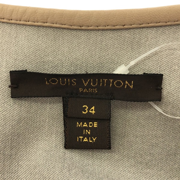 【二手名牌BRAND OFF】LOUIS VUITTON LV 路易威登 灰色 棉質 短袖 洋裝 product thumbnail 4