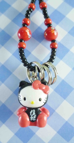 【震撼精品百貨】Hello Kitty 凱蒂貓~限定版手機吊飾-高山(多珠)