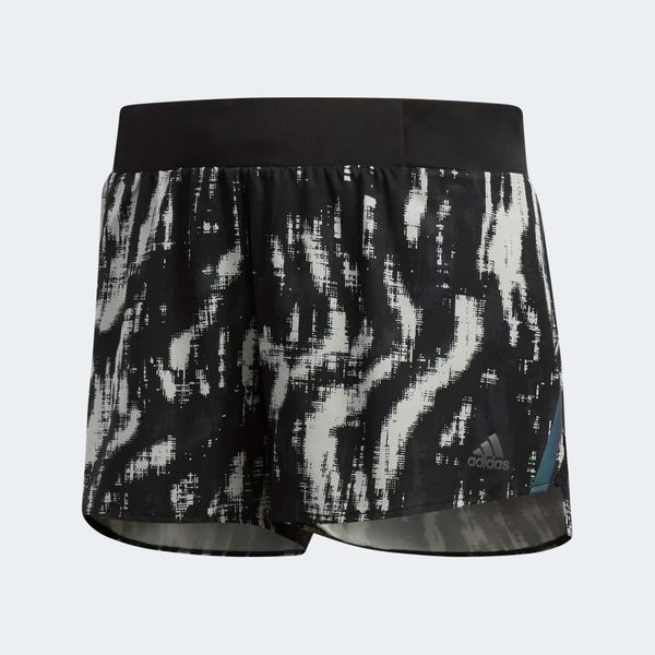 ADIDAS SATURDAY GRAPHIC SHORTS 女裝 短褲 慢跑 訓練 休閒 後拉鍊口袋 舒適 黑 白【運動世界】CY8360