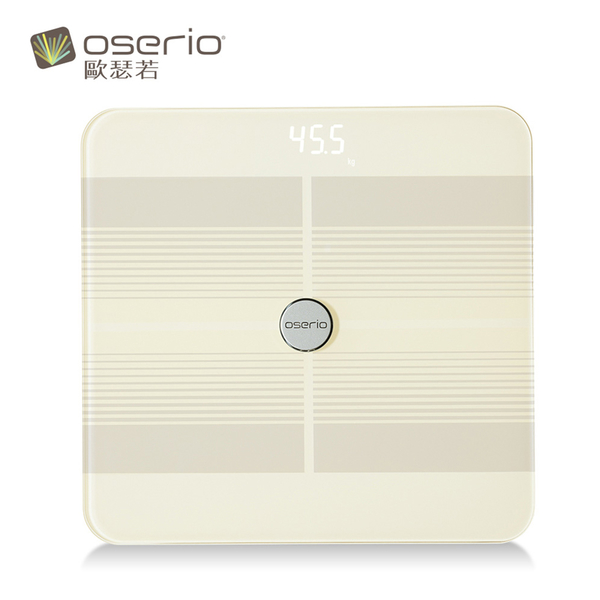 oserio無線心率體脂計FTG-168(七合一檢測/歐瑟若/體脂肪機/體重計/藍牙傳輸/母親節禮物)