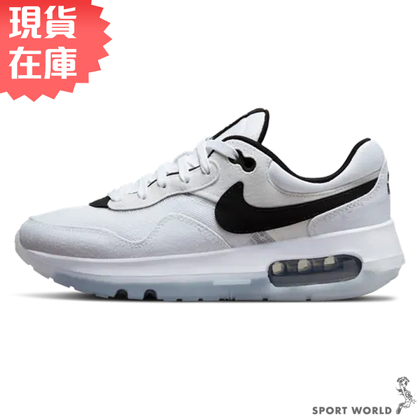 Nike 女鞋 大童 休閒鞋 Air Max Motif GS 氣墊 白黑【運動世界】DH9388-100[現貨下殺]