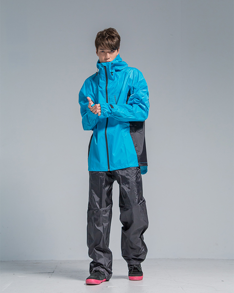 『快速出貨』玩酷率性兩件式風雨衣(機車雨衣、兩截式雨衣)-OutPerform奧德蒙戶外機能特仕