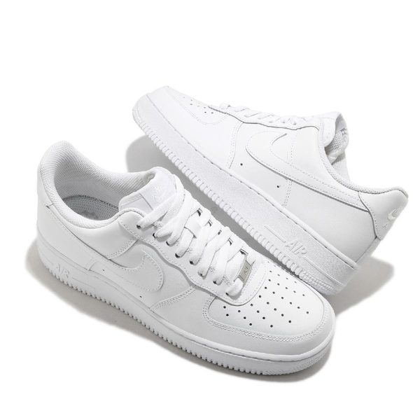 Nike 休閒鞋 Air Force 1 07 全白 男鞋 經典 基本款 小白鞋 【ACS】 CW2288-111