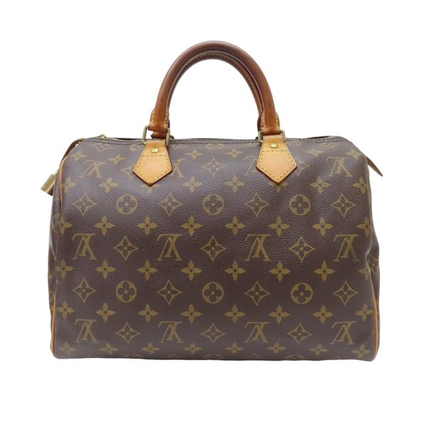 二手名牌BRAND OFF】LOUIS VUITTON LV 路易威登棕色原花PVC塗層帆布