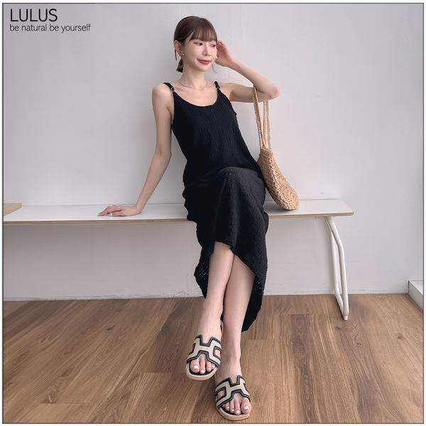 LULUS/小簍空細肩針織洋裝３色【A02240031】 product thumbnail 3