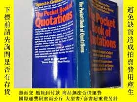 二手書博民逛書店The罕見Pocket Book of QuotationsY3