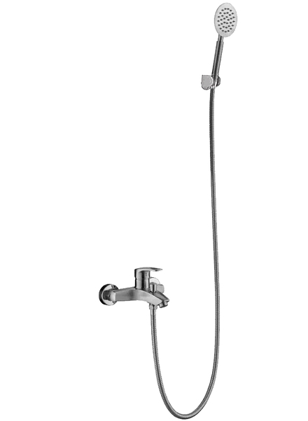【麗室衛浴】國產精緻304不鏽鋼 白鐵淋浴龍頭 1445B