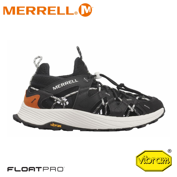 【MERRELL 美國 男 MOAB FLIGHT SIEVE 水陸兩棲戶外涼鞋《極簡黑白》】ML067103/兩棲鞋