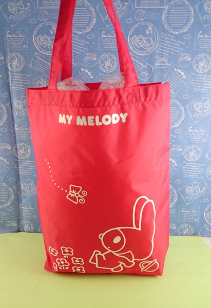 【震撼精品百貨】My Melody 美樂蒂~手提袋_紅色