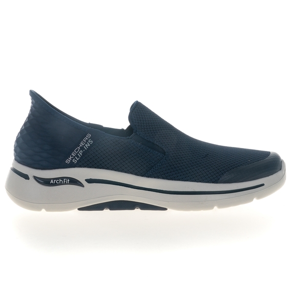 Skechers Go Walk Arch Fit Slip-Ins 休閒鞋 男 深藍 無鞋帶 健走鞋 216259NVY product thumbnail 2