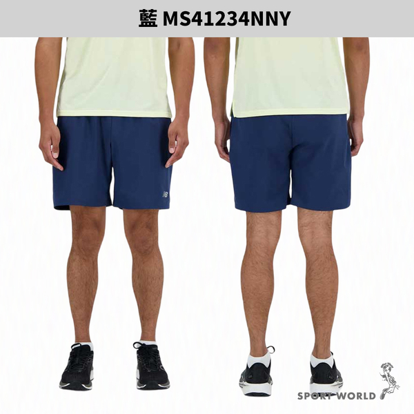 New Balance 短褲 男裝 7吋 速乾 美版 黑/灰/藍【運動世界】MS41234BK/MS41234GT/MS41234NNY product thumbnail 7