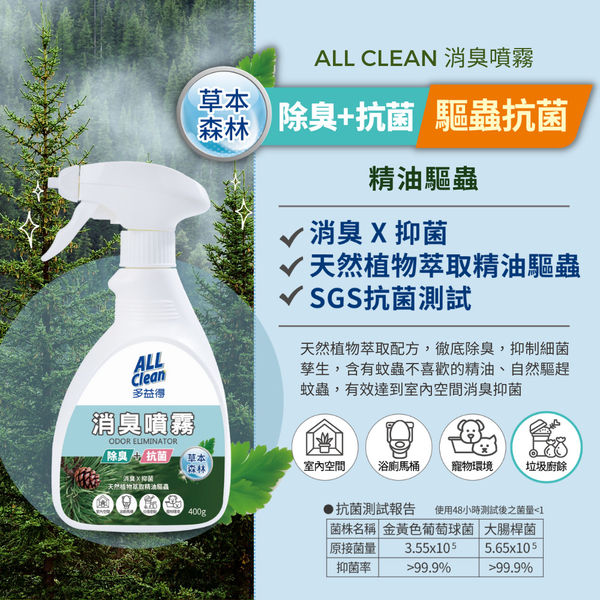 多益得ALL Clean消臭噴霧2入組/ product thumbnail 5