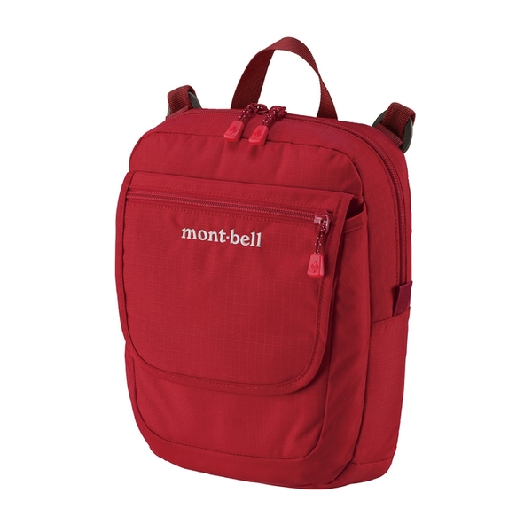 【Mont-Bell 日本 Travel Pouch M 單肩包 4L《深紅》】1123892/側背包/臀包/休閒包/隨身包 product thumbnail 2